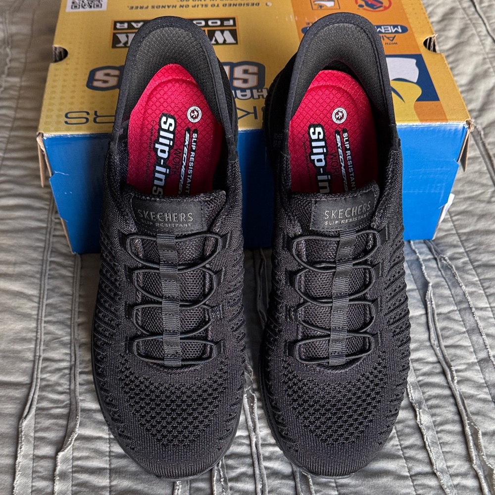 Skechers Black Slip-ins (non-slip)